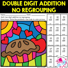 double digit addition thanksgiving