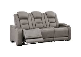 man den gray power reclining sofa set