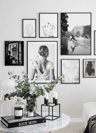 Black And White Gallery Wall Ideas
