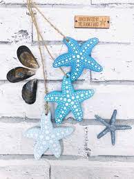 Starfish Wall Hanging Nautical Art
