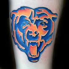 I dont have any tattoos, that would be my first and probably last. 50 Chicago Bears Tattoos For Men Nfl Football Ink Ideas