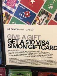 Maybe you would like to learn more about one of these? Expired Simon Mall Get A 10 Visa Card With 50 In Select Gift Card Purchases Doctor Of Credit