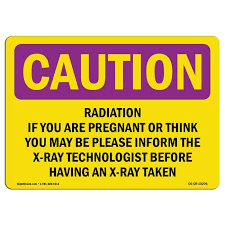 osha caution radiation sign