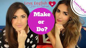 make or do english grammar lesson