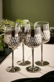 Buy Set Of 4 Silver Albany Wine Glasses
