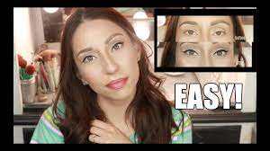 how to fix uneven eyes with makeup