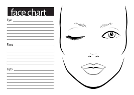 967 makeup chart vector images