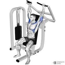 machine shoulder press standards for