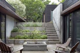 Patio Architecture Concrete Garden