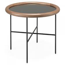 Side Coffee Table With Glass Top