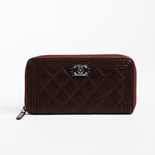 Details About Chanel Boy L Gusset Quilted Lambskin Wallet