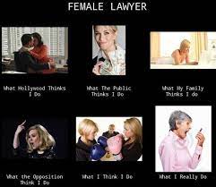 Lawyers are expensive, but thankfully, these lawyer memes are free. Female Lawyer Meme Joke Lawyer Humor Lawyer Jokes Law School Humor