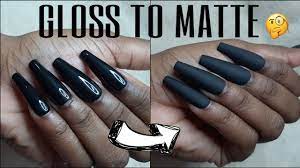 matte nails without matte top coat