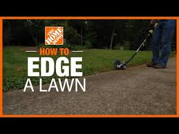 How To Edge A Lawn The Home Depot