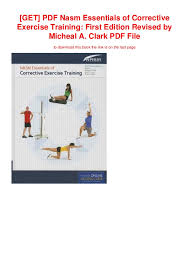 Get Pdf Nasm Essentials Of Corrective Exercise Training