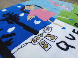 children rugs from children s art