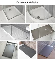 Shower enclosures can transform a small bathroom in many ways. Resin Stone Shower Base Small Size Poly Marble Shower Tray China Tray Shower Base Made In China Com