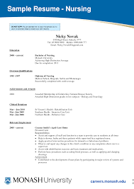 sample nursing student resume examples word pdf new registered nurse grad