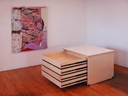 art storage drawers made by art boards