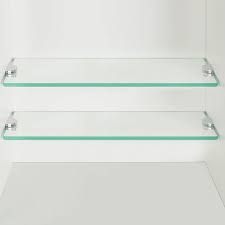Glass Shelf Clamp Bracket Flat