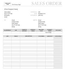 Sales Order Template 1 Invoice Template Templates