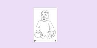 Check spelling or type a new query. Free Baby Crying Colouring Sheet Colouring Sheets Twinkl