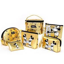 mickey and minnie mouse cosmetics bag