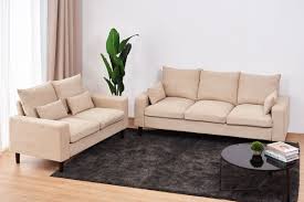 2 seater seater linen couch sofa modern