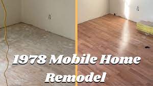mobile home renovation project
