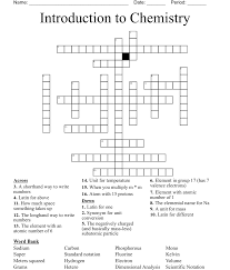 chemistry crossword wordmint
