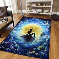 the little mermaid area rug custom