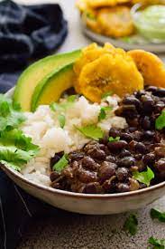 cuban black beans and rice cilantro