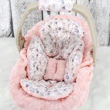 Baby Girl Car Seat Headrest Peach