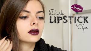 dark lipstick application tips you