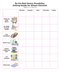 Kids Checklist For Getting Ready For School Slubne Suknie Info