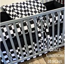 baby boy crib bedding checker baby