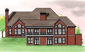 Large Southern Brick House Plan By Max