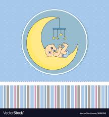 Baby Boy Birth Announcement Card