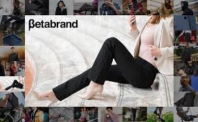 Betabrand Womens Dress Pant Yoga Pants Straight Leg At