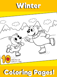 Where do polar bears live? Ice Skating Polar Bears Coloring Page 10 Minutes Of Quality Time