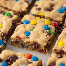 monster cookie bars design eat repeat