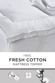 Mattresses are a tough purchase. Buy Breathable Cotton Mattress Topper From The Next Uk Online Shop