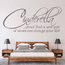 Cinderella Fashion Quote Wall Sticker