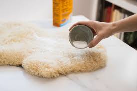 how to clean a sheepskin rug