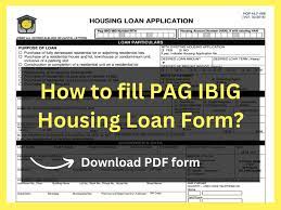 pag ibig housing loan form guide pdf
