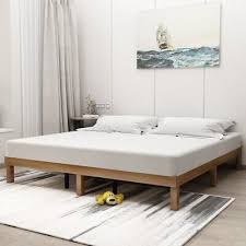 King Size Solid Wood Platform Bed Frame