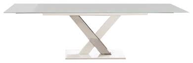 cyrus dining table base with white