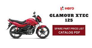 hero glamour xtec 125 spare parts