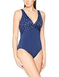 Dorina Womens Dominica Swimsuit Blue Navy Dot 400 Sizes