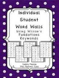 Image Result For Wilson Reading Word List Chart Personal